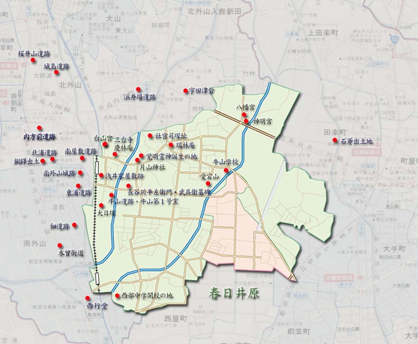 牛山歴史マップ