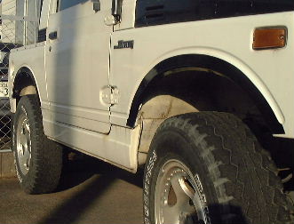 ジムニーフェンダープロテクターキット