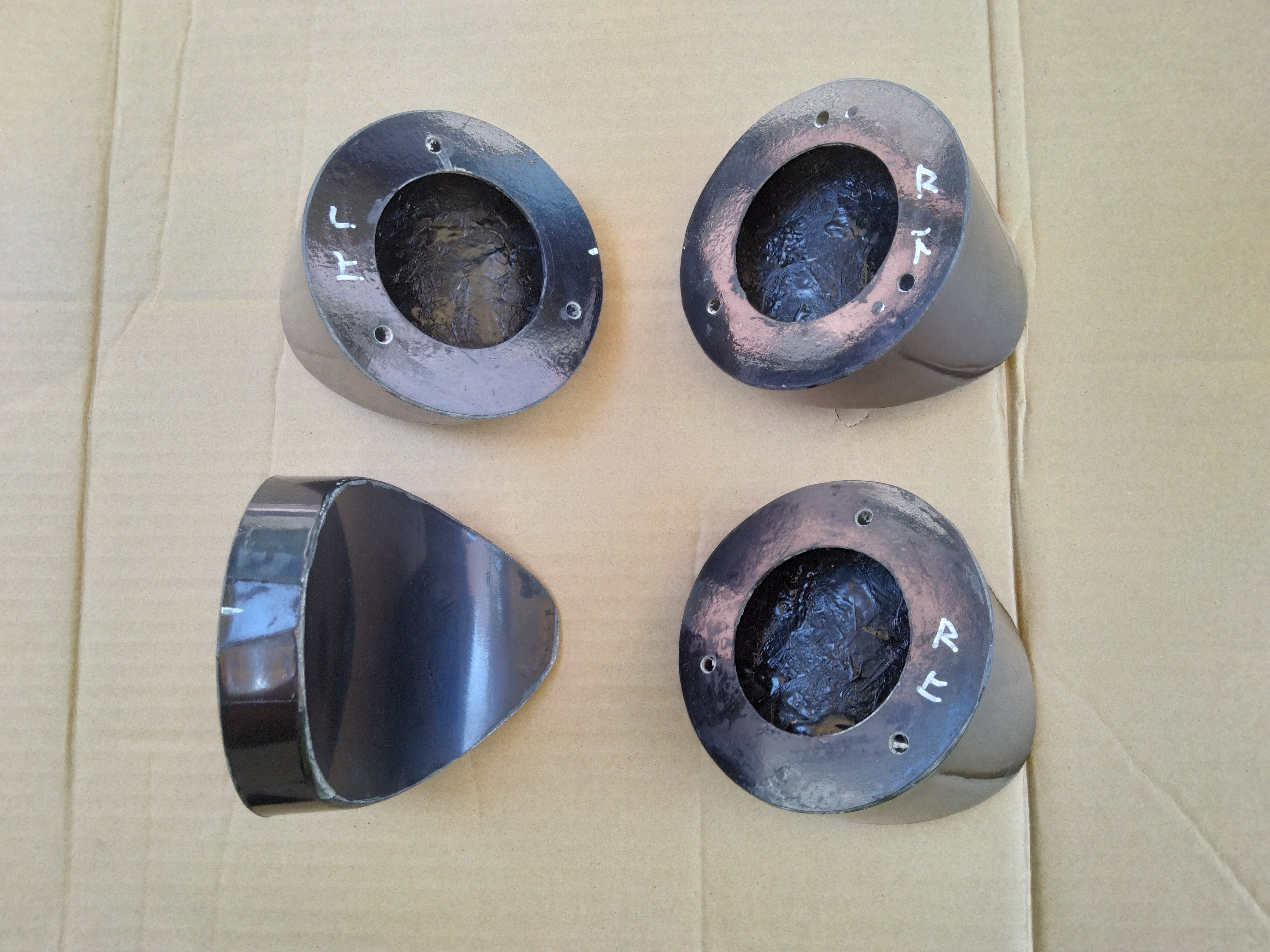 円形テールランプアダプターキット