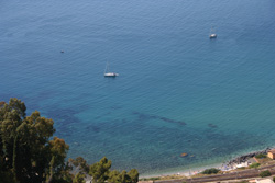 タオルミーナの海